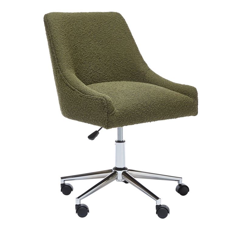 Neville Forest Boucle Desk Chair 