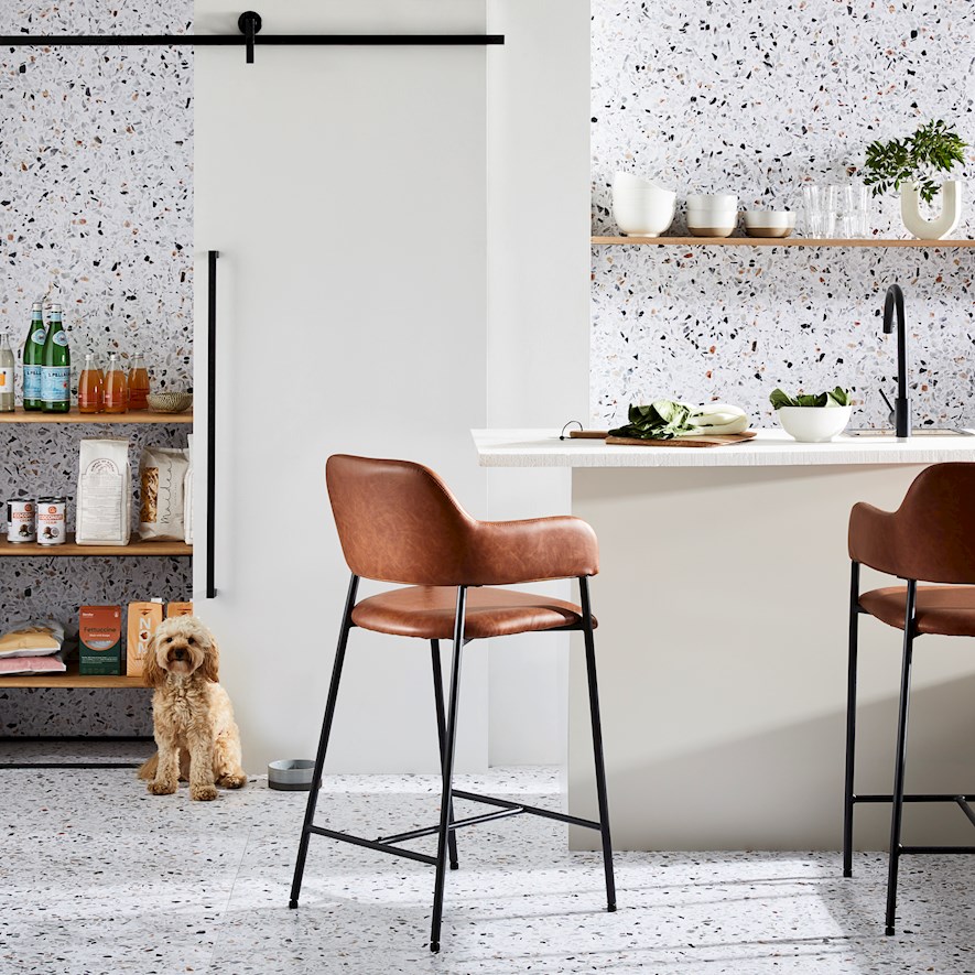 Adairs rattan shop stool