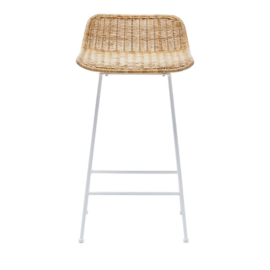 Home Republic Zurich Natural White Counter Stool Furniture