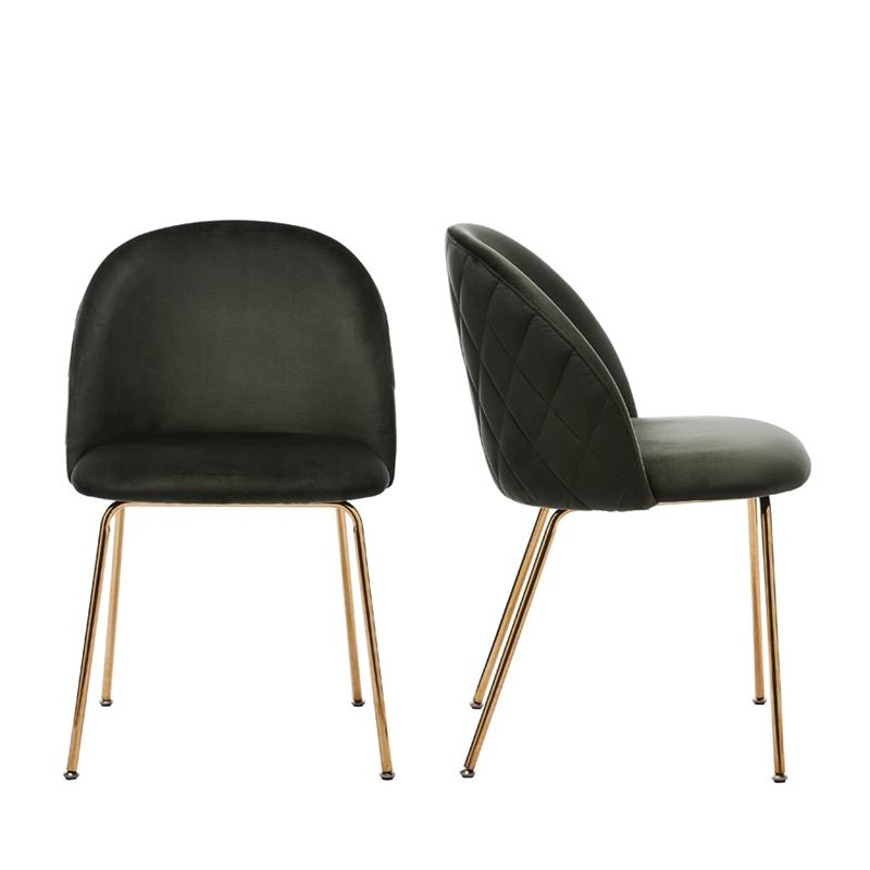 Arlo Olive Gold Dining Chair Set of 2
