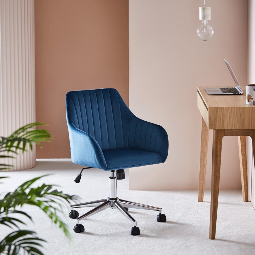 Navy Blue Desk Chair