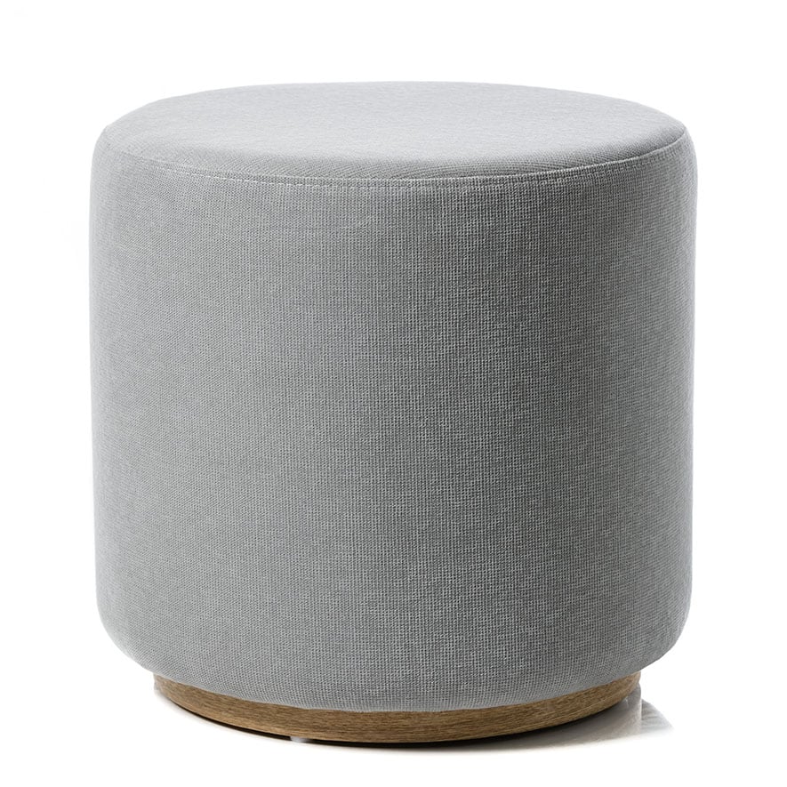 Home Republic Stockholm Ottoman Silver Adairs