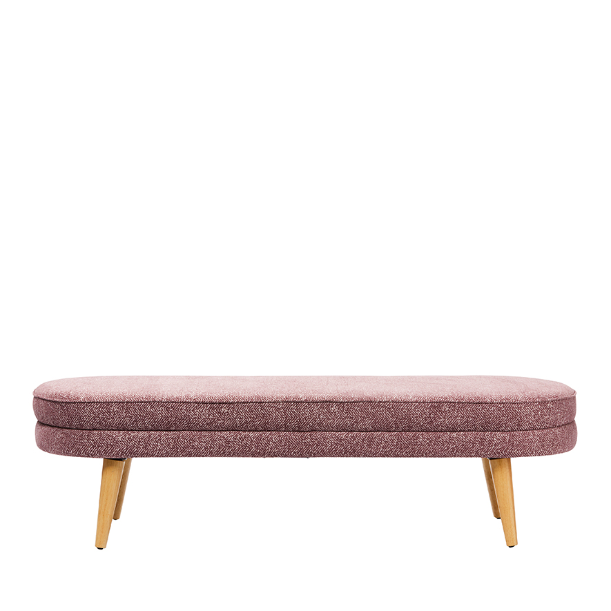 Home Republic Banff Rose Pink Bench Seat Adairs