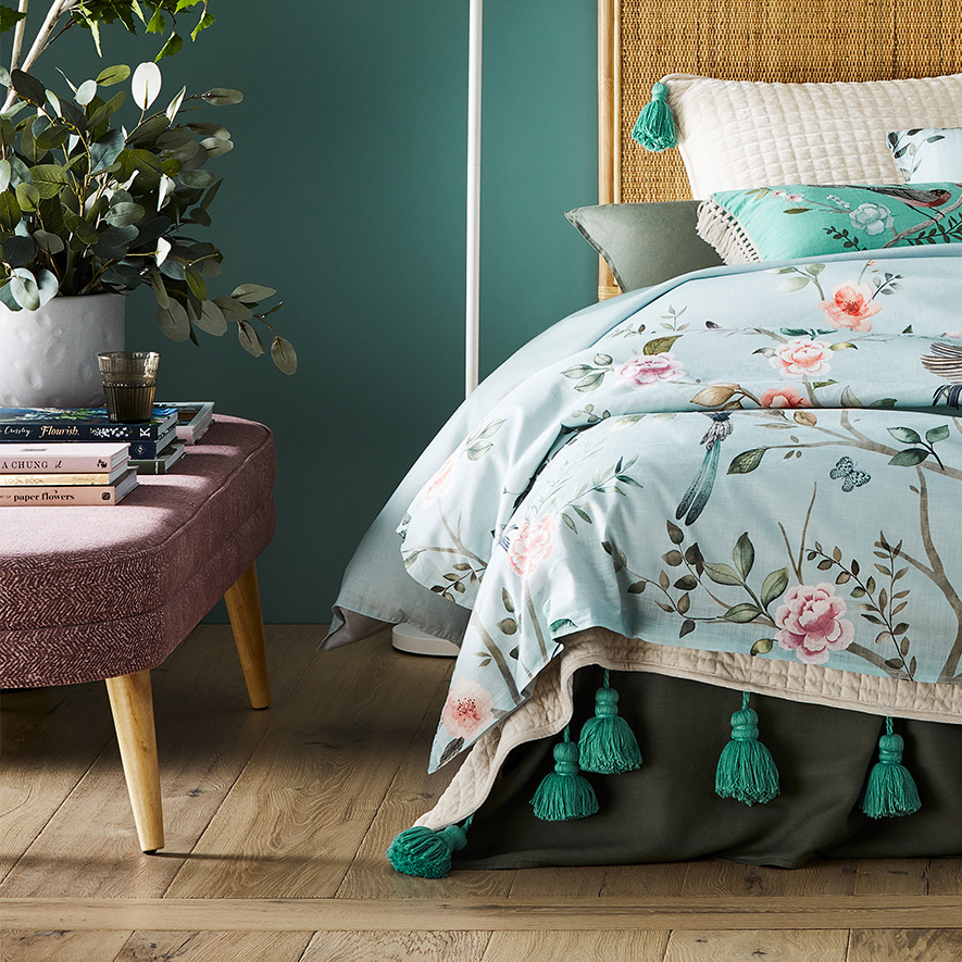 Home Republic Banff Rose Pink Bench Seat Adairs