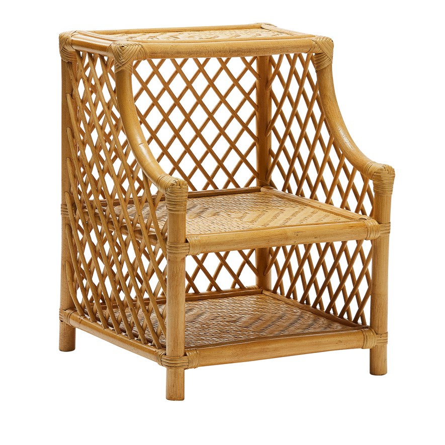 Home Republic Bahama Rattan Ava Honey Side Table Adairs