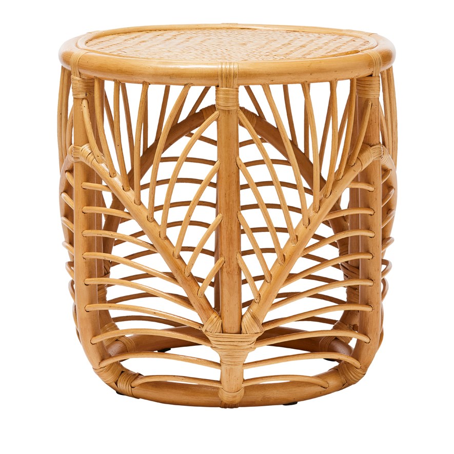 Home Republic Marrakesh Rattan Round Side Table Adairs
