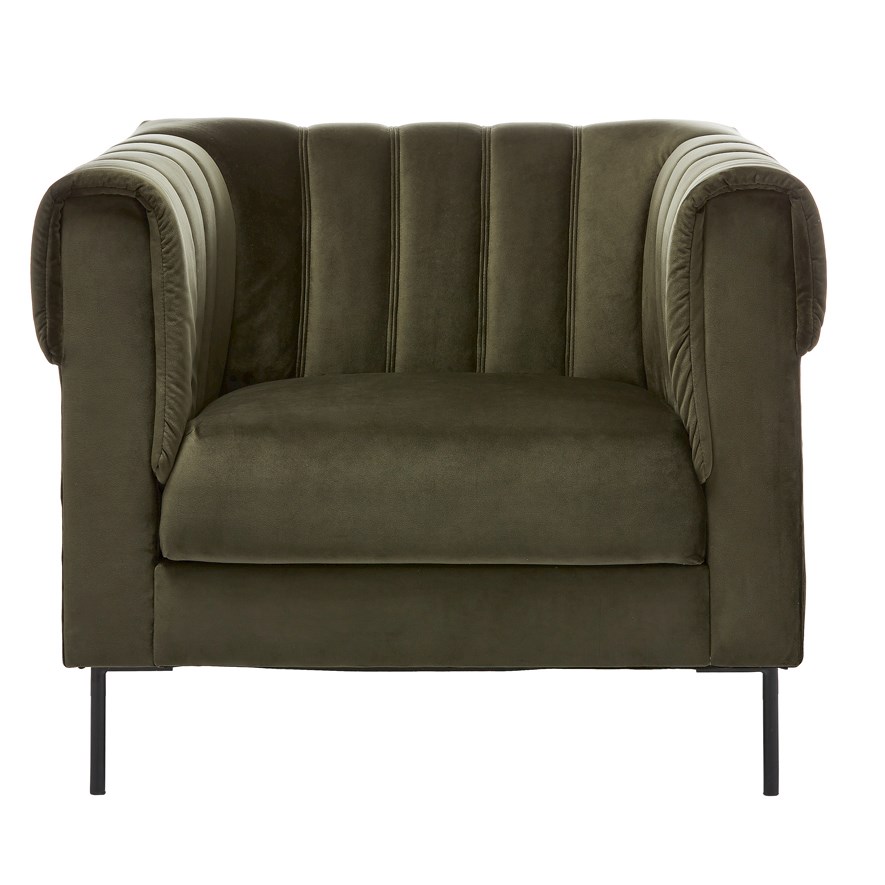 Saga Olive Chair Adairs