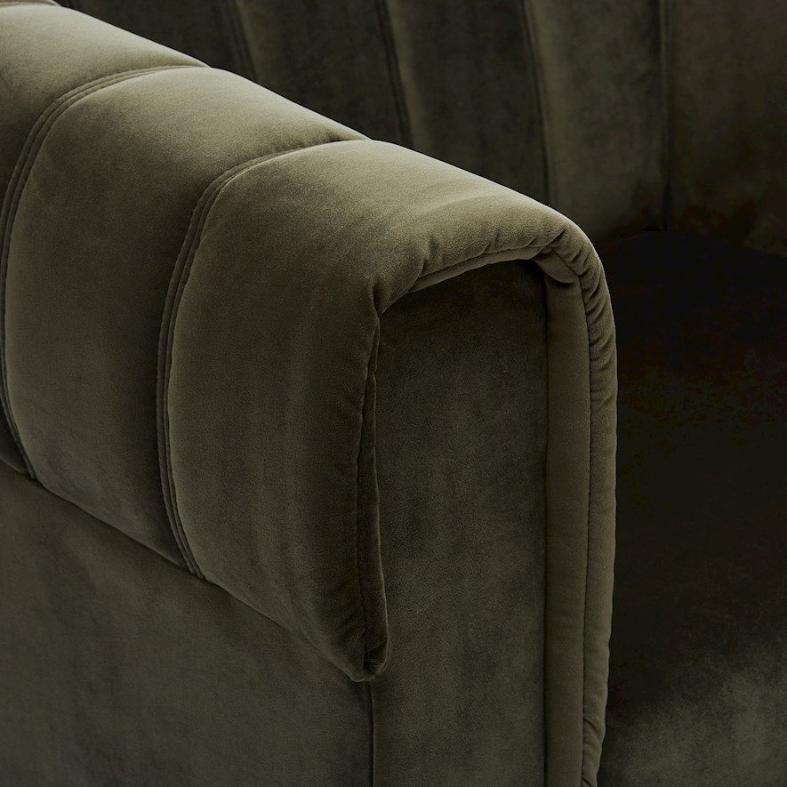 Saga Olive Chair Adairs