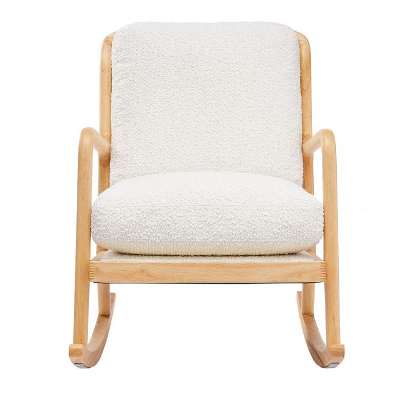 Normandy Ivory & Natural Rocking Chair