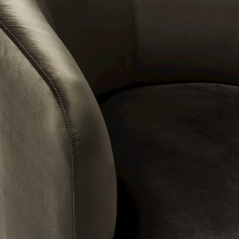 Gallery Olive Velvet Chair
