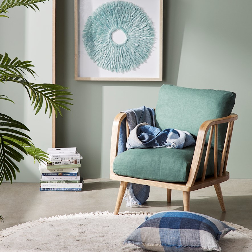 Adairs green top chair