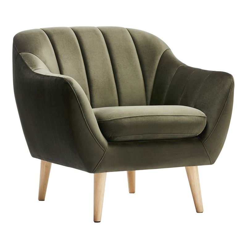 Kensington Olive 1 Seater Chair