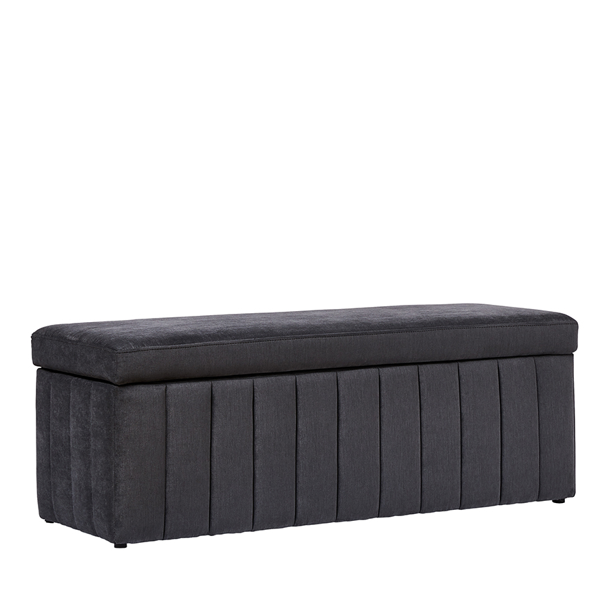 Mercer + Reid Kensington Collection Blanket Box in Coal Adairs