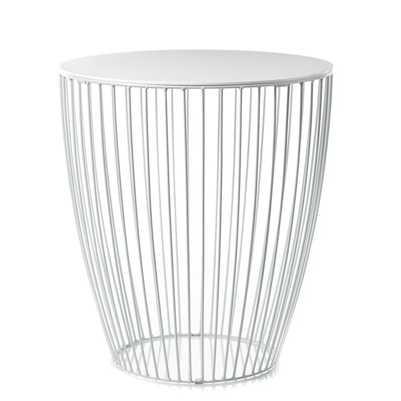 Element Round Side Table White