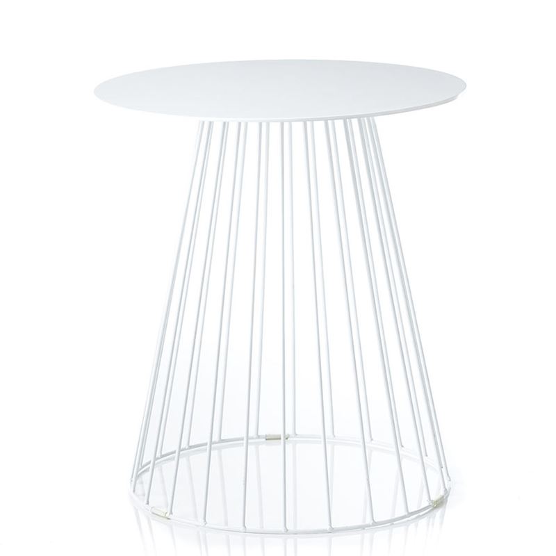 Element White Tower Side Table