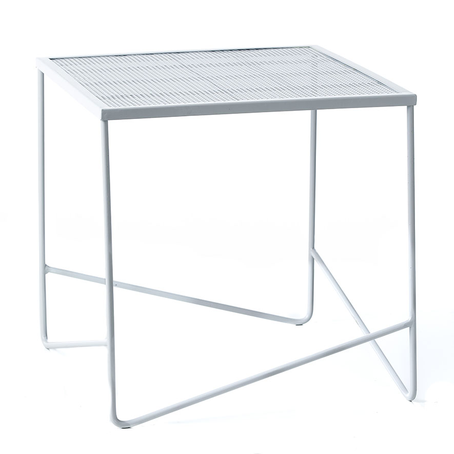 Home Republic Adelphi Outdoor Side Table White Homewares Furniture