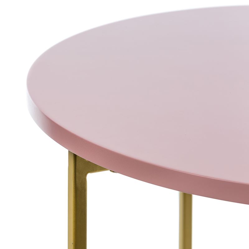 Verona Collection Pink Large Side Table