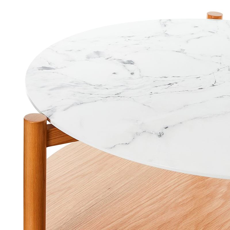 Camilla Collection Coffee Table Marble & Ash