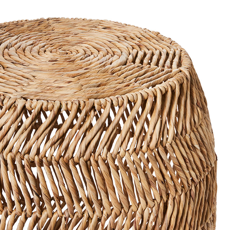 Home Republic Fez Zig Zag Side TableStool Natural Adairs