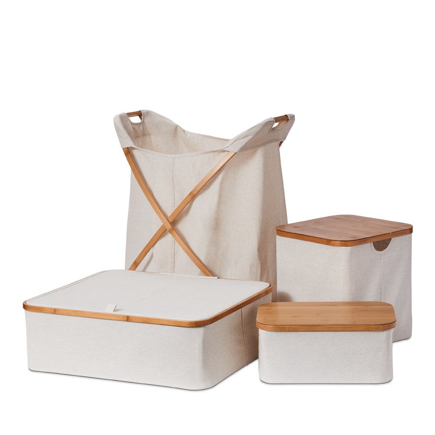 Anderson Linen Laundry Basket Adairs