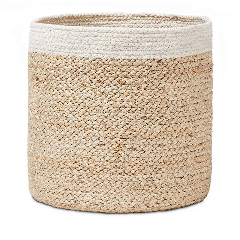 Tivoli Coastal White & Natural Basket 