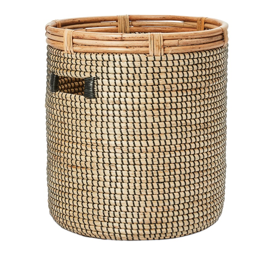 Dunedin Black & Natural Basket Adairs