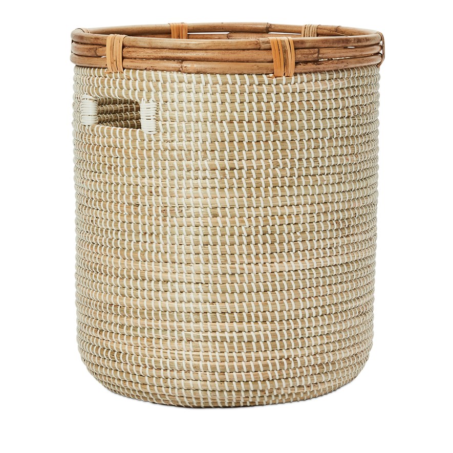 Dunedin White & Natural Basket Adairs