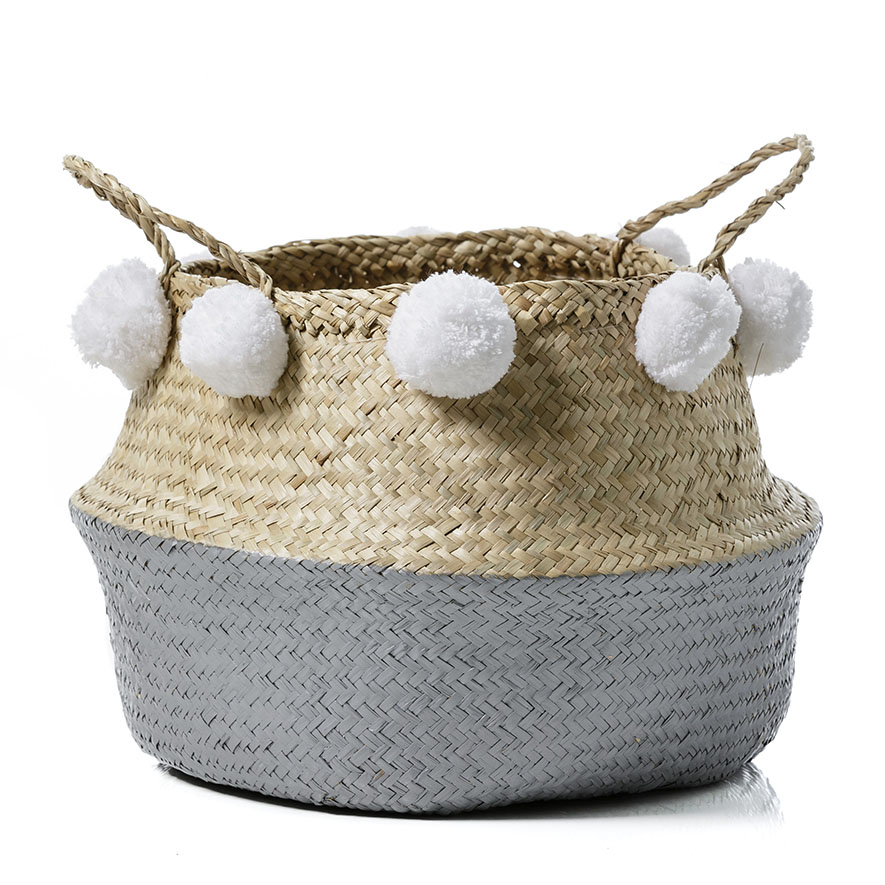 Mercer + Reid Pom Pom Basket White Adairs