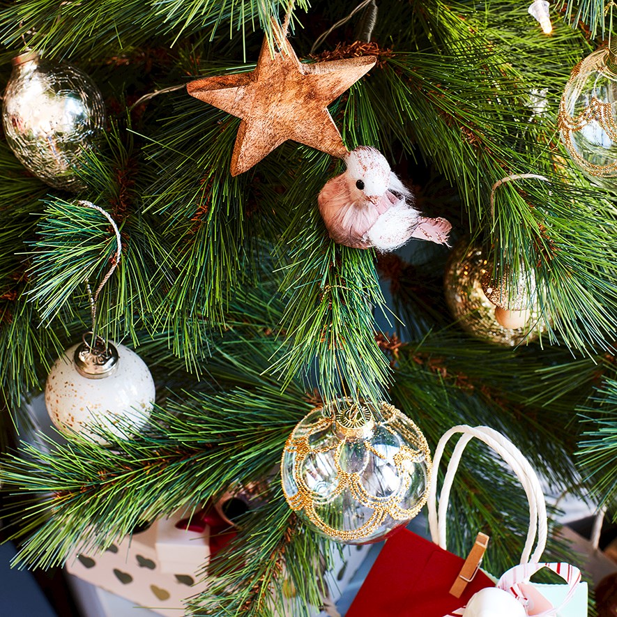 Bird christmas tree ornaments discount