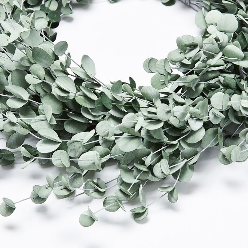 Green & Silver Coin Wreath
