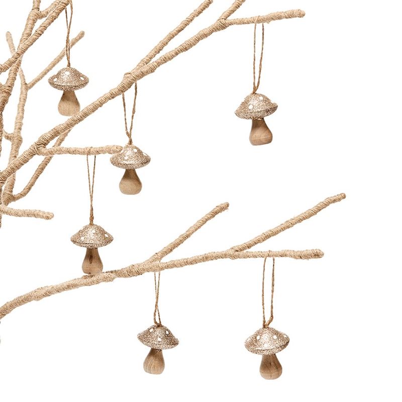 Hanging Champagne Mushrooms Pack of 6 