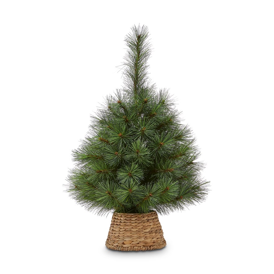 Natural Christmas Tree Small Woven Skirt Adairs