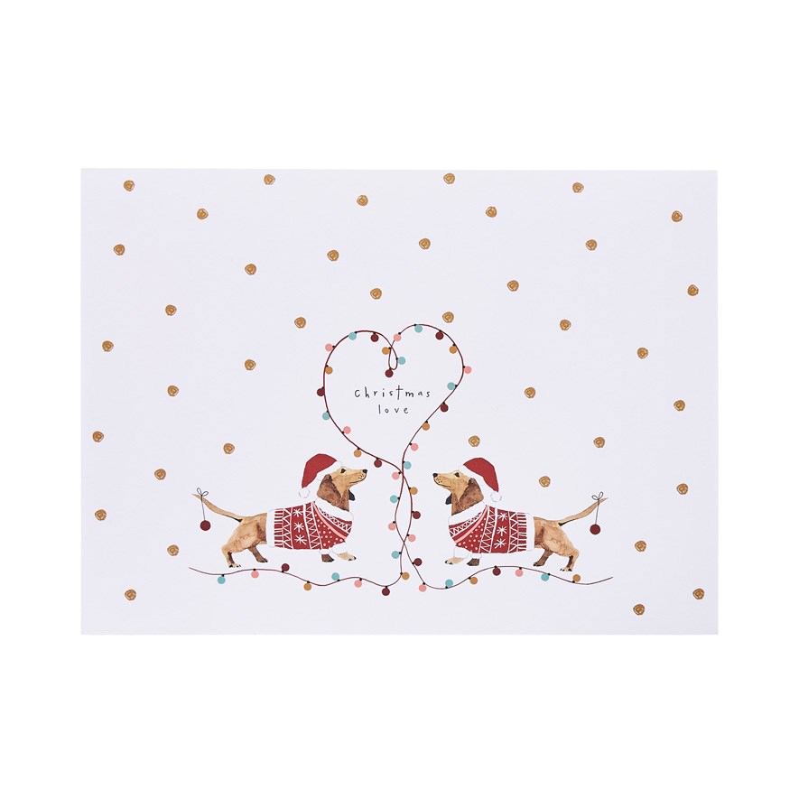 Novelty Christmas Love Paper Placemats Pack of 50 Adairs