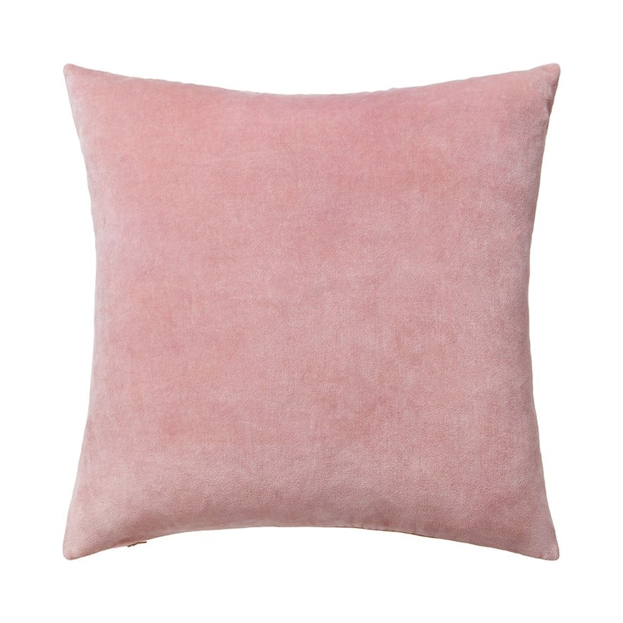 Baby pink on sale velvet cushions