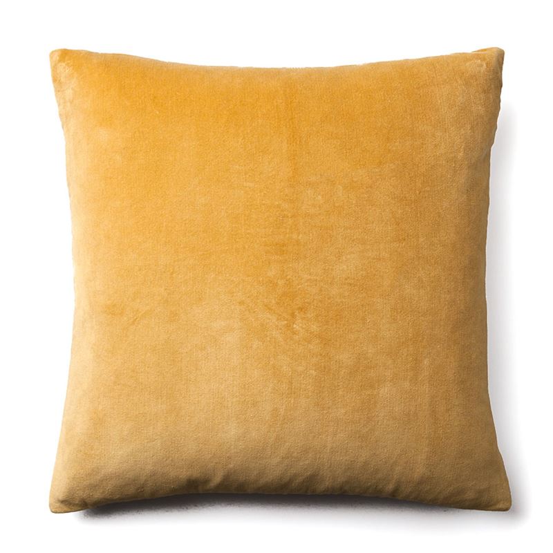Bombay Mustard Velvet  Cushion 