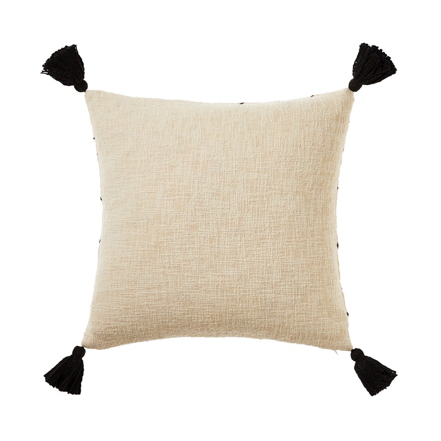 Zuma Natural & Black Cushion Adairs