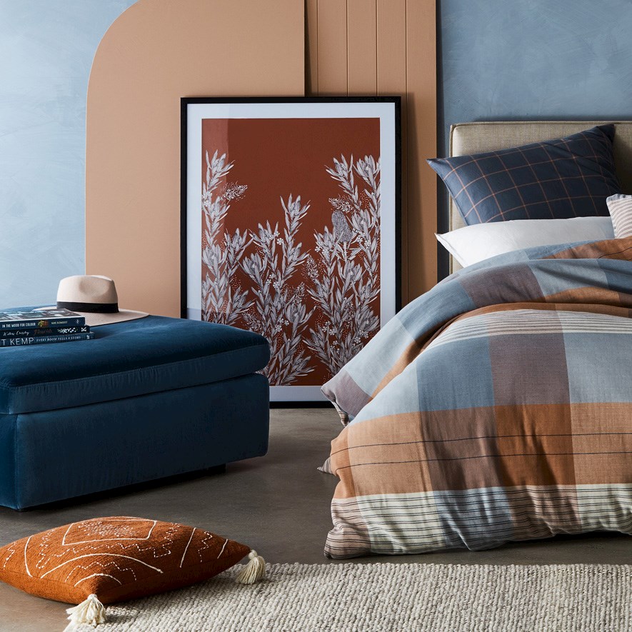 Zuma Rust & Natural Cushion Adairs