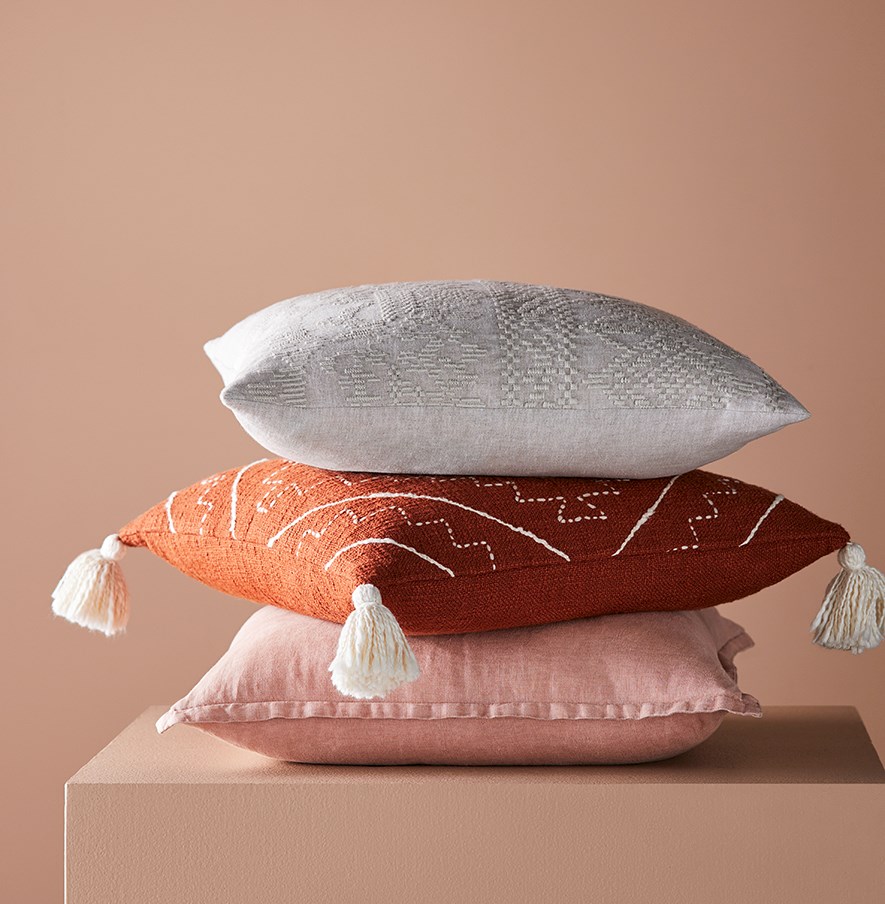 Zuma Rust & Natural Cushion Adairs