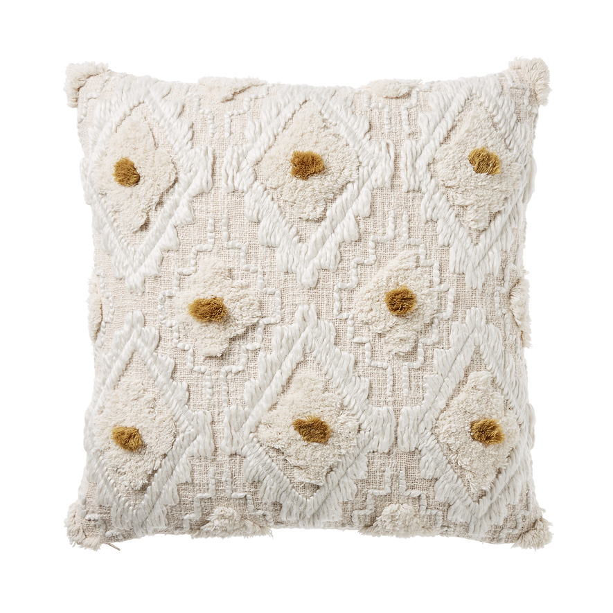 Mara Natural & Mustard Cushion Adairs