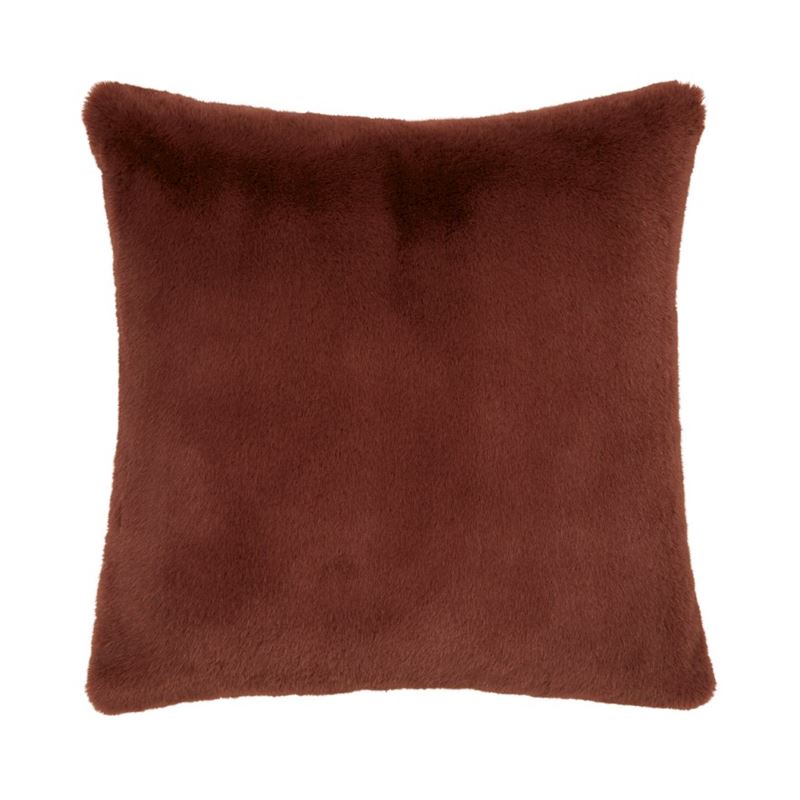 Astoria Mahogany Fur Cushion