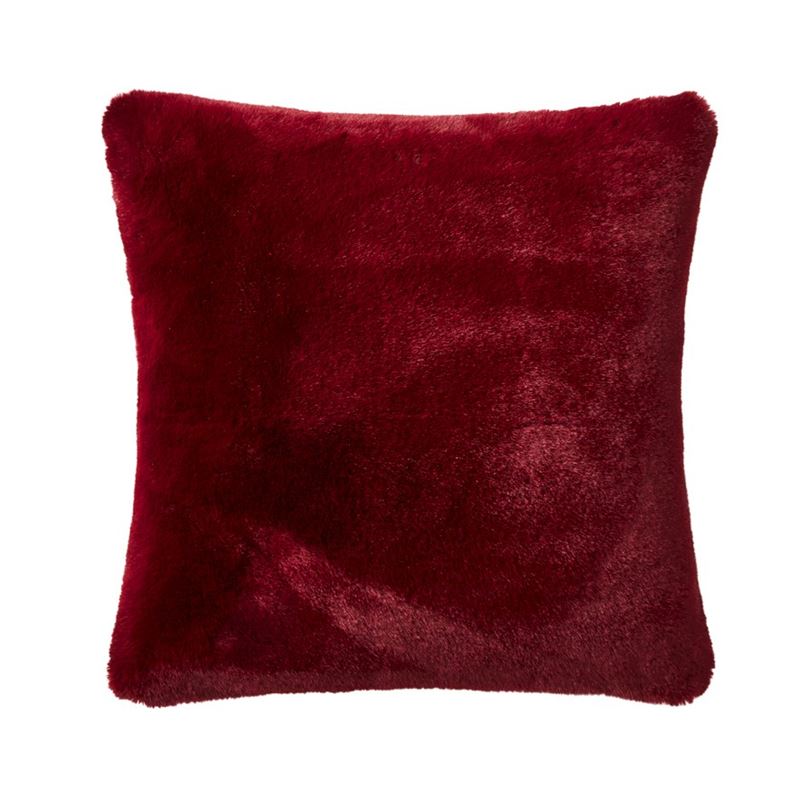 Astoria Raspberry Fur Cushion 