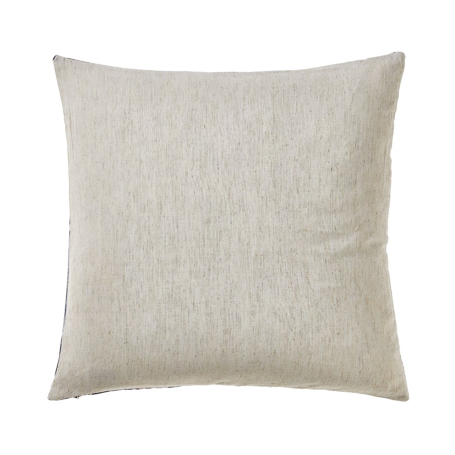 Daydream Leaf Cushion - Navy