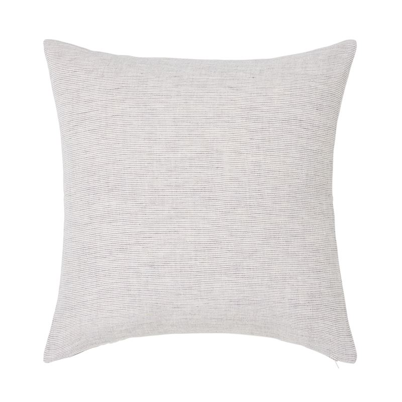 Malmo Grey Stripe Linen Cushion