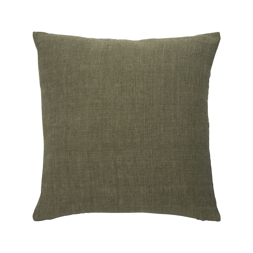 Home Republic Malmo Linen Olive Cushion Homewares Cushions Adairs