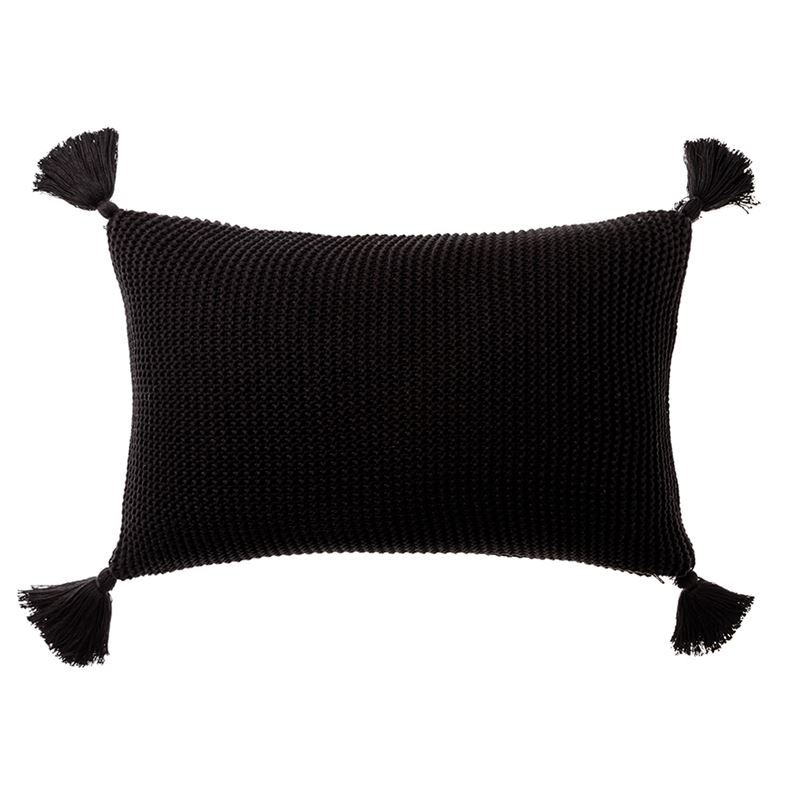 Casbah Black Long Cushion