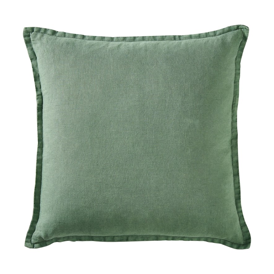 Belgian Garden Grove Vintage Washed Linen Cushion Adairs