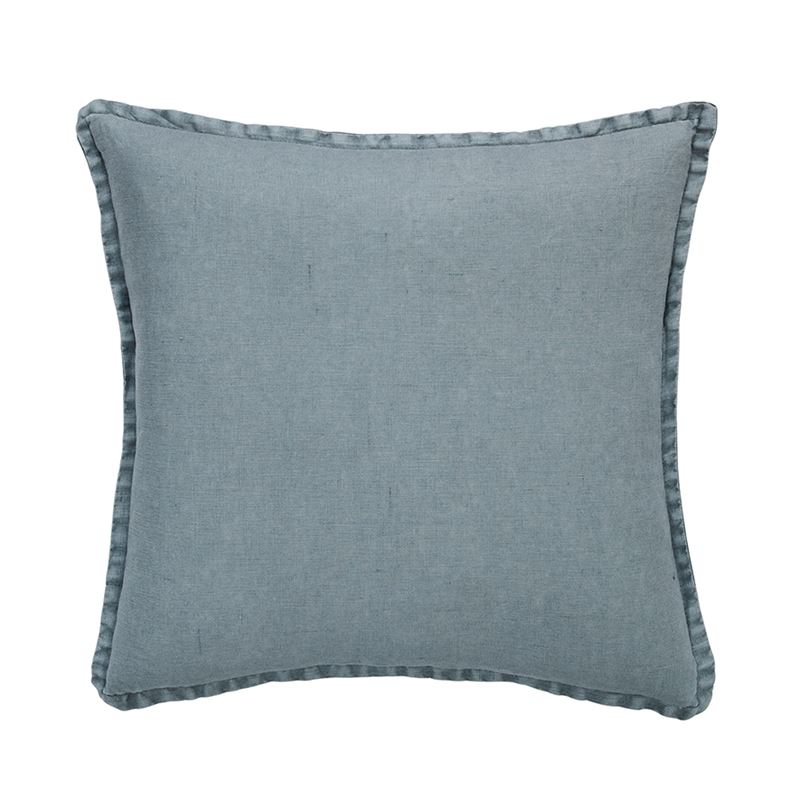 Belgian Lead Vintage Washed Linen Cushion