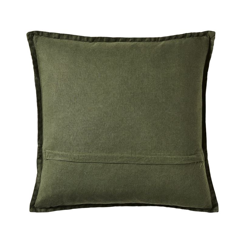 Belgian Pine Vintage Washed Linen Cushion