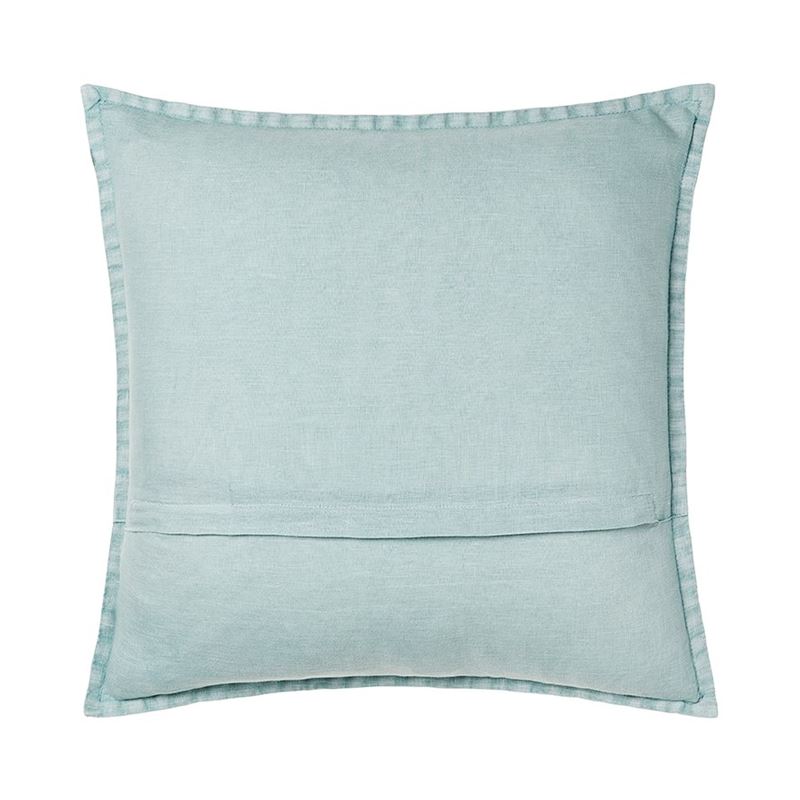Belgian Sea Breeze Vintage Washed Linen Cushion