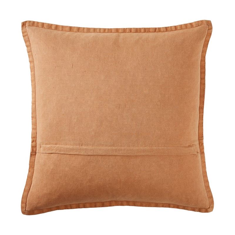 Belgian Sandstone Vintage Washed Linen Cushion
